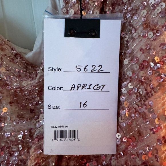 Mac Duggal Light Pink Puff One Shoulder Gown Style #5622 - Picture 8 of 16